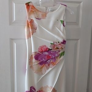 Calvin Klein Floral Dress, Sz 2